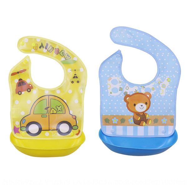 

eva detachable baby saliva towel children's bib waterproof saliva towel newborn rice pocket children's dining clothes