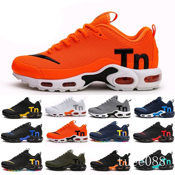 

mercurial tn mens designer running shoes 2019 men casual air cushion dress trainers outdoor hiking jogging sports sneakers us 7-12 hdt7, Black
