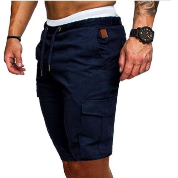

men combat camo cargo shorts pants urban casual army trousers bottoms, White;black