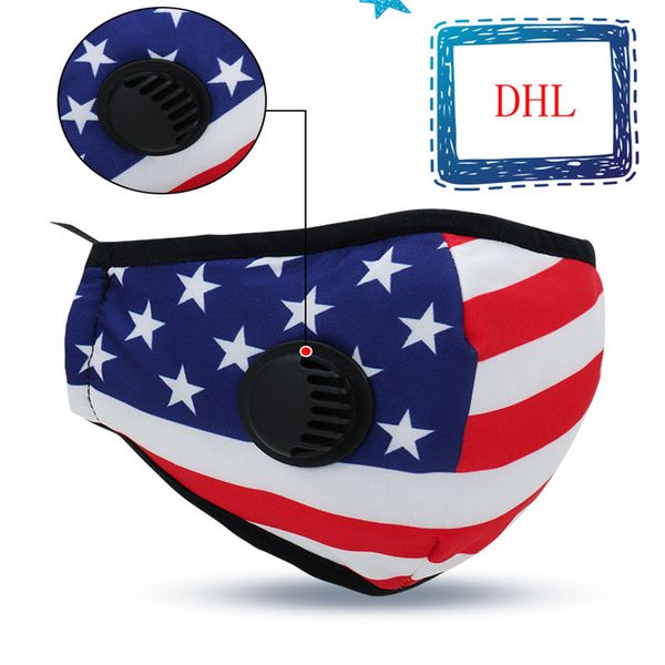 

2020 new usa election national flag masks president support gathering campaign american flag fashion cotton cloth face mask party supplies