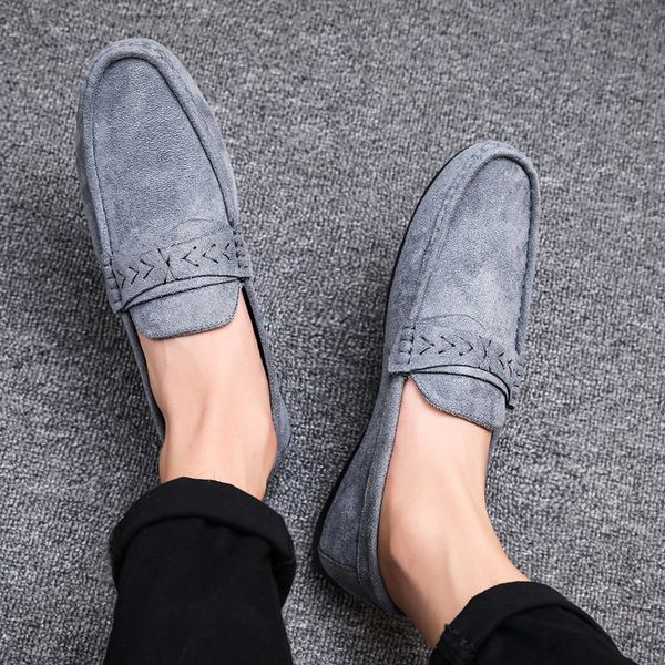 

men loafers 2020 nen men's casual shoes mesh light chaussures hommes moccasins comfy breathable slip on boat shoes, Black