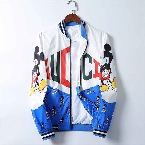 

2020 men's designer jacket high street medusa zipper letter print hooded jacket windbreaker men's wear women's tag new, Black;brown