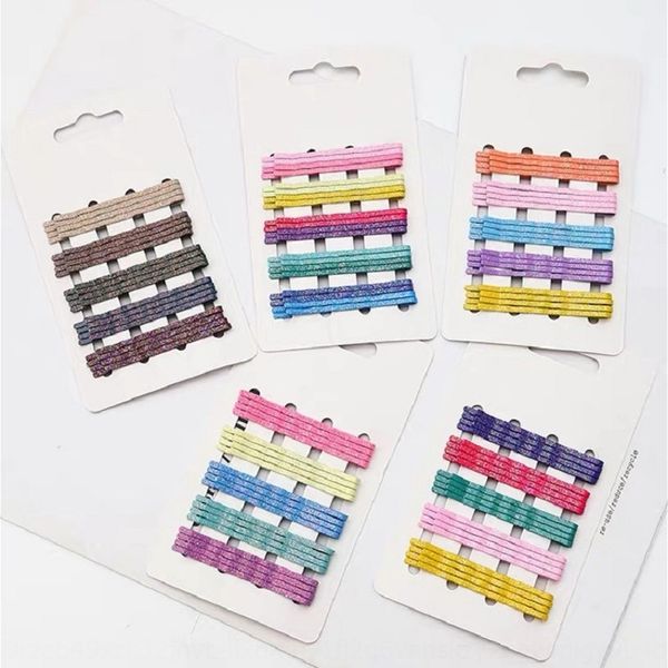 

yuf0a  simple color hairpin one-character clip girl fresh basic small clip elegant style candy candy hairpin issuing issuing card color ch, Slivery;white