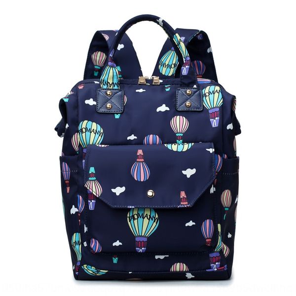 

ljg3x 2020 new balloon men's oxford cloth balloon backpack and women's casual fashion large capacity multifunctional mommy bag oxf