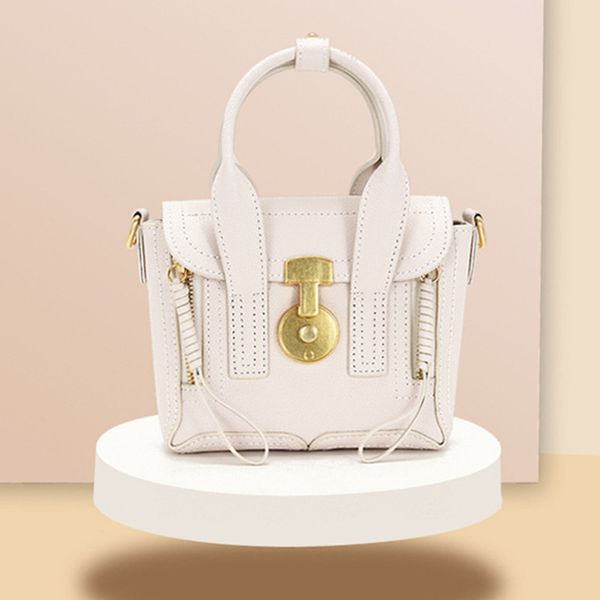 

sell ladies thread classic wing baguette bag real leather smooth lock satchel bags briefcase tapestry braccialini handag shoulder bags