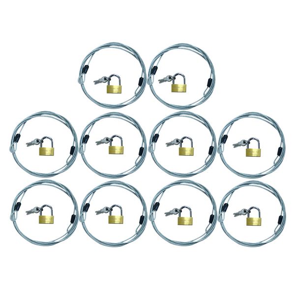 

10pcs car cover cable lock automotive car motorcycle cover anti-theft lock