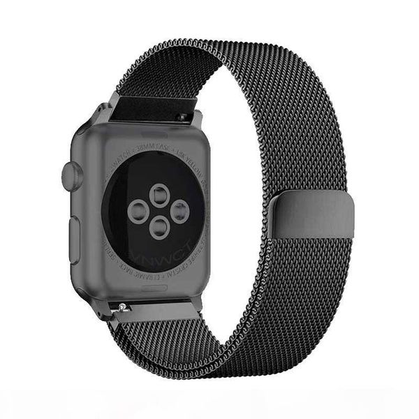 

стальной ремешок для apple диапазона вахты планки 42 44 38 40мм миланцы loop с защитной серии case ремешок для iwatch 4 3 2, Black;brown