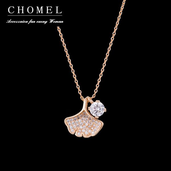 

singapore official website chomel necklace full of diamond fanshaped small fresh clavicle chain fashion gift for minority