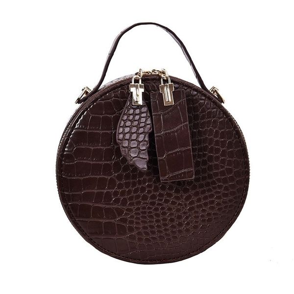 

round small female alligator handbags designer bags famous brand women bags 2019 pu leather shoulder crossbody bags for women