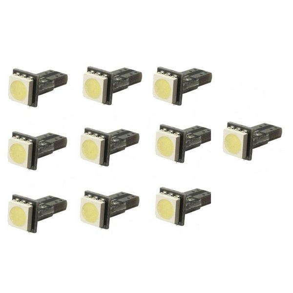 

10 х белый t5 286 1 smd led dashboard gauge клин лампы light non can bus 12v