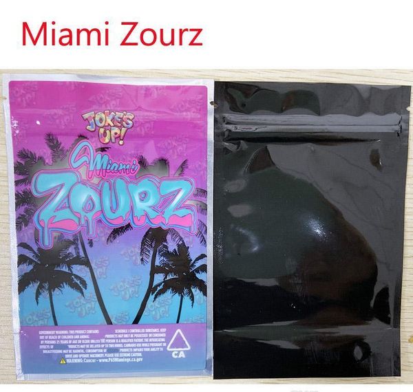 

joke's up new arrival runtz miami zourz packaging smell proof bag plastic zip lock bags dry herb packaging mylar bags homeindustry ykyw