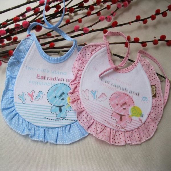

yiyingfang lace saliva towel baby cotton lace saliva towel baby waterproof bib