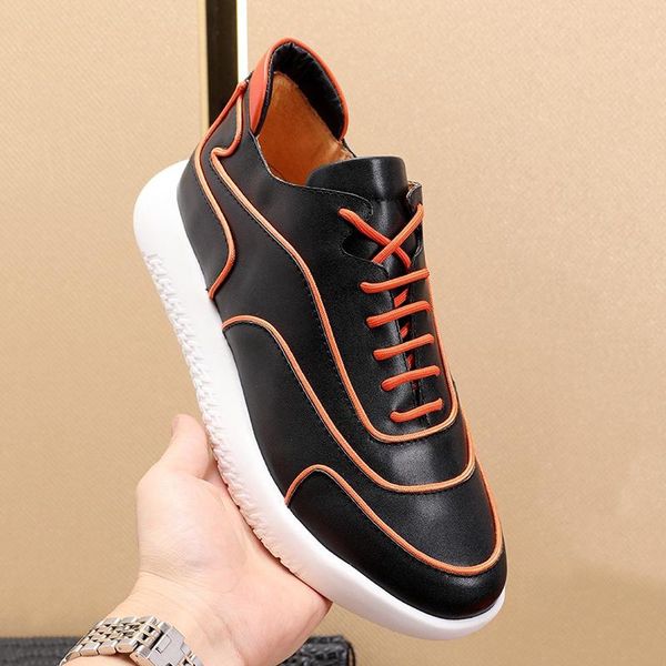 

volte sneaker mens shoes outdoor walking comfortable sports shoes fashion leather low casual men shoes zapatillas hombre, Black