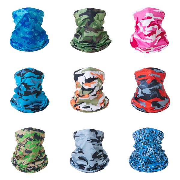 

buffe men sports bicycle multi functional bandana headband camouflage seamless tubular magic bandanas ring women skull scarf climbing#756#58, Black