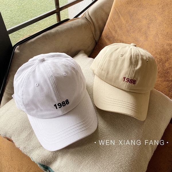 

korean style simple embroidery soft embroidered baseball cap cap female korean loversall-match fashion baseball hat male fashion, Blue;gray