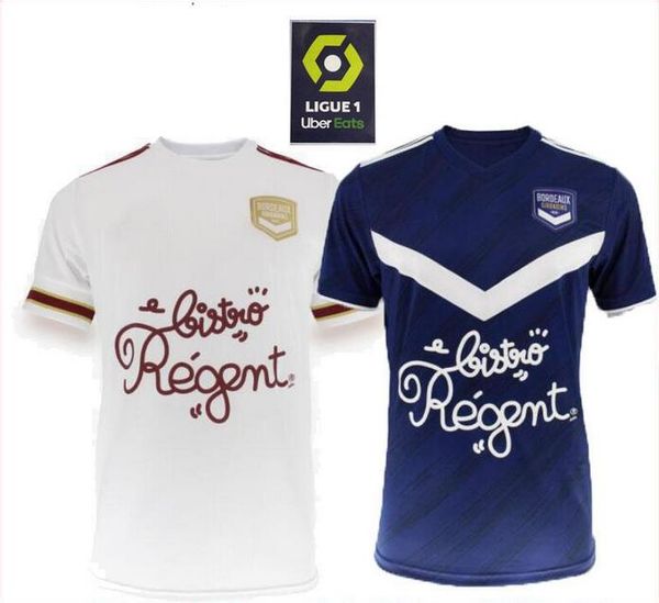 

20 21 girondins de bordeaux soccer jerseys 2020 2021 maillot de foot briand s.kalu kamano benito de oudin men kids kit basic football shirts, Black