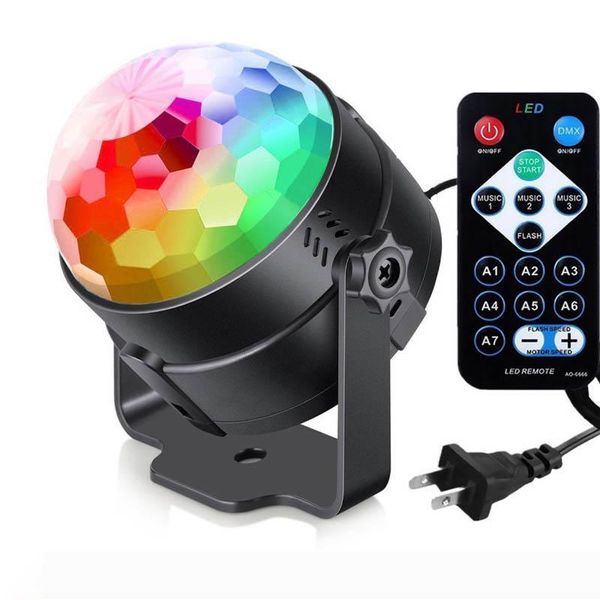 

stage light rgb led party effect disco ball light sound activate laser projector rgb stage light music christmas ktv party