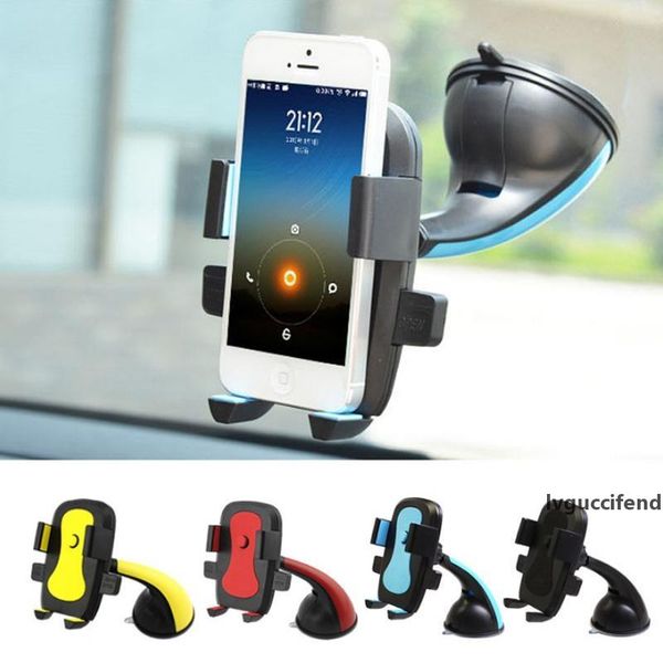 

universal 360 degree car phone holder windshield mount automatic 60 to 95mmmm phone holder for for smart phone with retai lpackage