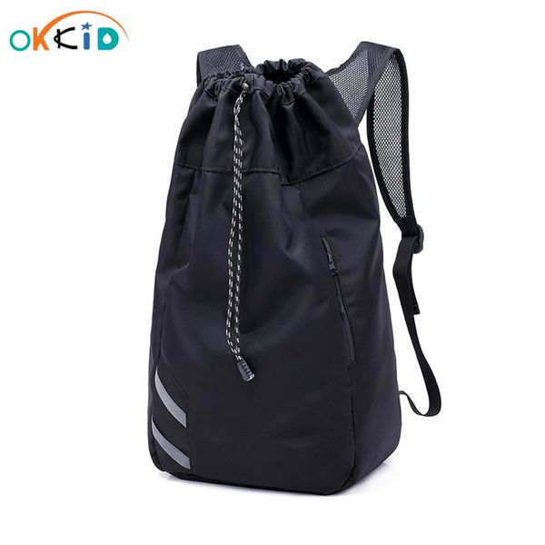 

men drawstring bag backpack male bagpack casual black backpack for boy travel bag for shoes school bags teenage boys bookbag