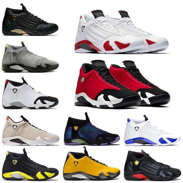 

14 14s jumpman mens trainers basketball shoes candy cane gym red the last smen sports sneakers size 40-47 online sale