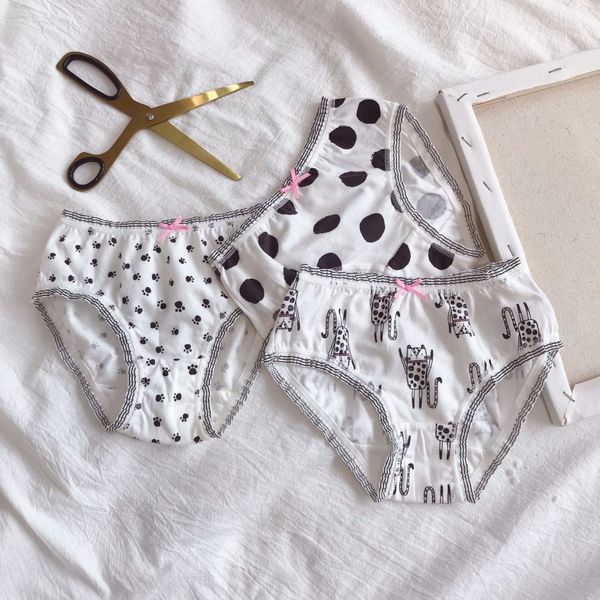 

ins new polka dot girl baby children's pure underwear cotton triangle children's underwear set, Camo