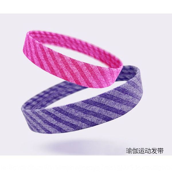 

wmucb sports head hair headscarf anti-sweat headband high elastic breathable non-slip fitness running riding yoga headscarf fashion hair ban, Yellow;black