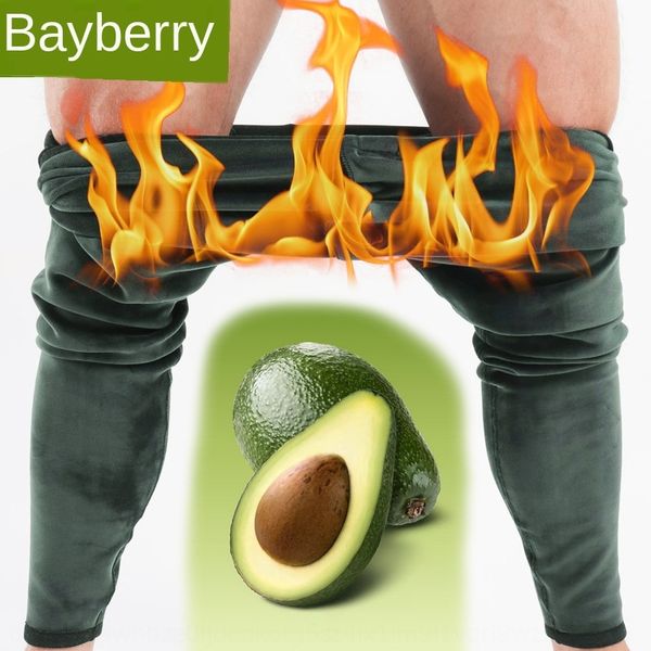 

shang chao 100 yuan shea fruit 220 jin extra thick velvet warm tight warm pants men's cotton pants youth student leggings, Black;brown