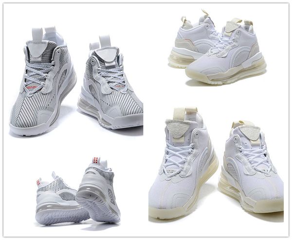 

aerospace 720 white mesh blue stitching grey mens basketball shoes red jumpman 23 mens sports sneaker with box