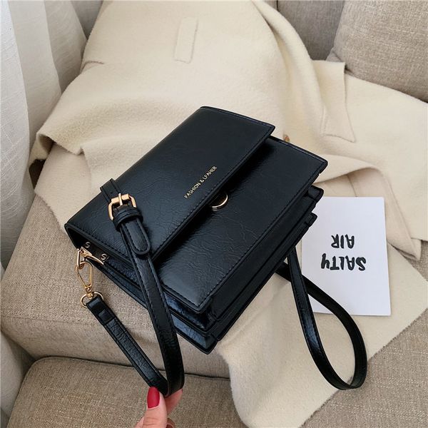 

fashion woman shoulder bag pu leather youth ladies small square bag light wild simple female daily messenger bag waterproof blue