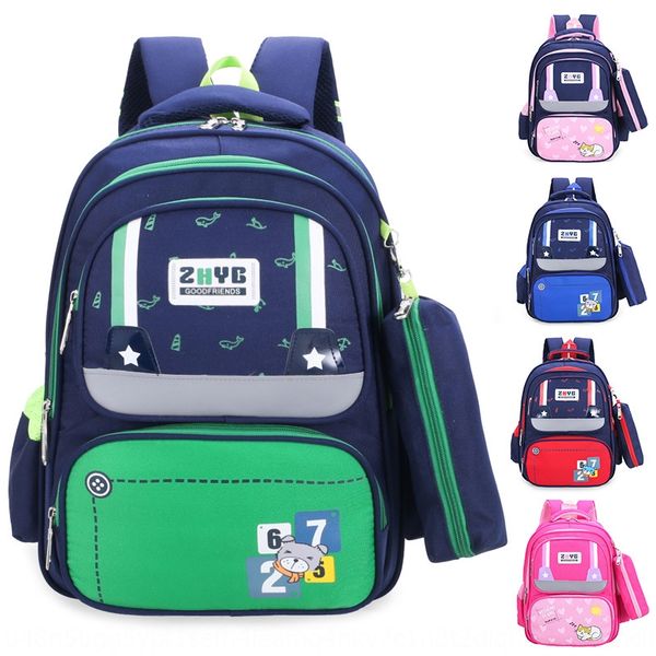 

bipag корейский стиль школьный для начальной школы учащихся мальчиков и девочек и детей 6-12 лет рюкзака сумка старого рюкзака портативного