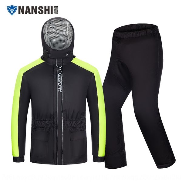 

1iwnf raincoat suit split poncho riding waterproof rain pants men's waist waist shoe protective motorcycle motorcycle cover protective, Red;brown