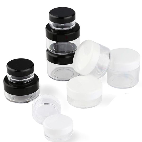 

storage bottles & jars 1pcs 2g 3g 5g 10g 15g 20g lip container portable plastic cosmetic empty clear eyeshadow makeup cream pots