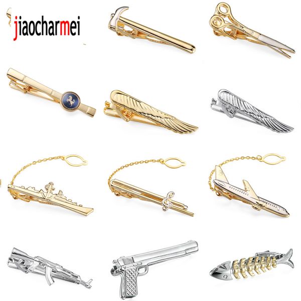 

cuff link and tie clip sets , men's shirt suit golden airplane advanced design exclusive music, Silver;golden