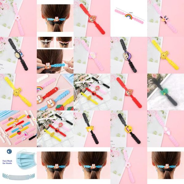 

2020 cartoon children third gear adjustable slip mask ear grips extension hook face masks buckle holder adjustable face mask hook cmuxr