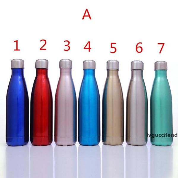 

53 style16oz cola shaped water bottle vacuum insulated travel water bottle double walled stainless steel coke shape outdoor water bottle