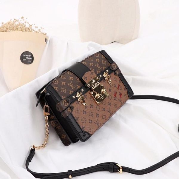 

fast delivery womens bag simple style leather luxury designer womens shoulder bags lady small flap crossbody messenger bags with origin box