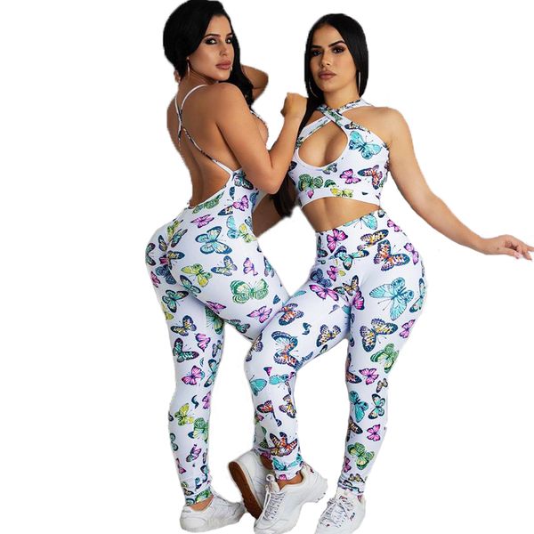 

woman sportwear yoga set gym set crop bra elastic high waist yoga pant outfit fitness gym clothing with mask y1, White;red
