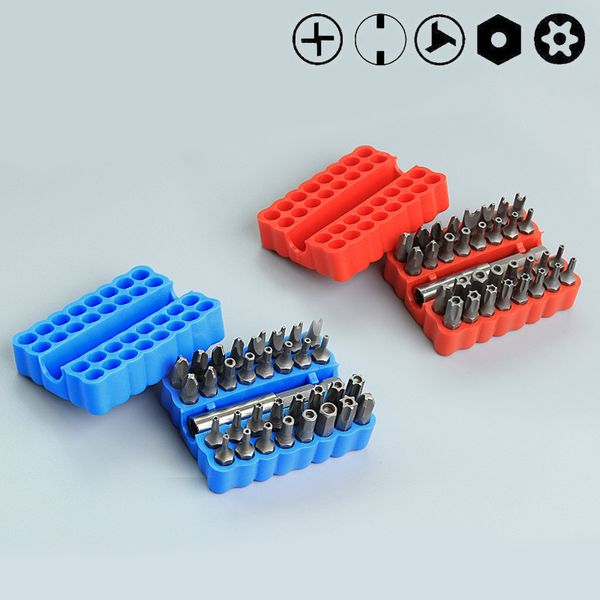 

набор отверток 33pcs биты с магнитным бар extension ремонт набор шестигранных трокс гаечный треугольник ручкой инструменты