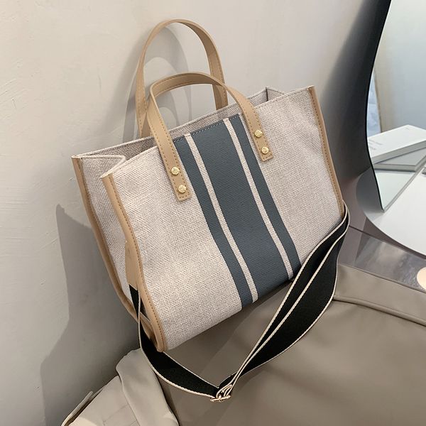 

new korean design fashion large-capacity tote bag canvas bag & elegant shoulder hand shopping width 34cm height 27cm