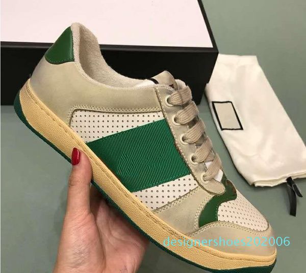 

luxury designer race runner sneakers brand men women casual shoes genuine leather mesh pointed toe shoes outdoors trainers with box d06, Black