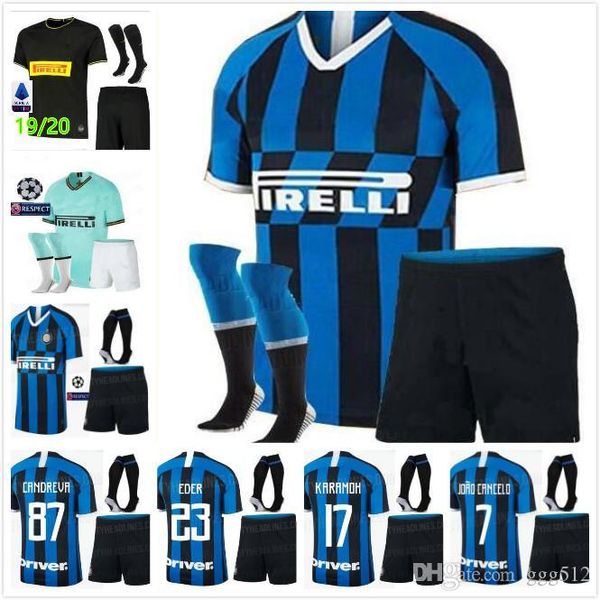 

lukuu alexis lautaro scriniar inter 2019 2020 milan football jersey godin barella maglia da calcio19 20 inter football jersey men suit, Black;yellow