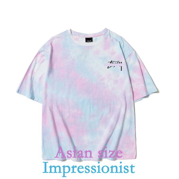 

designer stussys summer men tshirt luxury america tide brand tshirts trend dyeing t-shirt new comfortable cotton women t-shirts, White;black