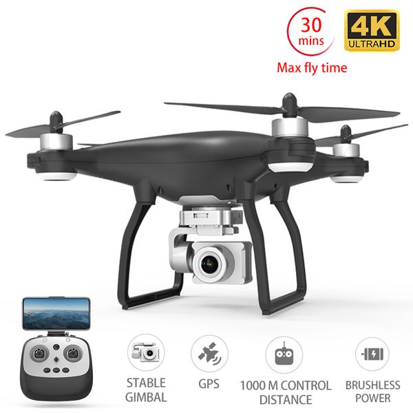 

x35 drone gps wifi 4k hd camera profissional rc quadcopter brushless motor drones gimbal stabilizer 30mins flight rc helicopter