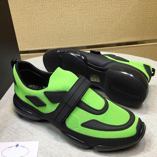 

lightweight cloudbust sneakers men 's shoes zapatillas hombre soft footwears breathable plus size hook &loop sports men s, Black