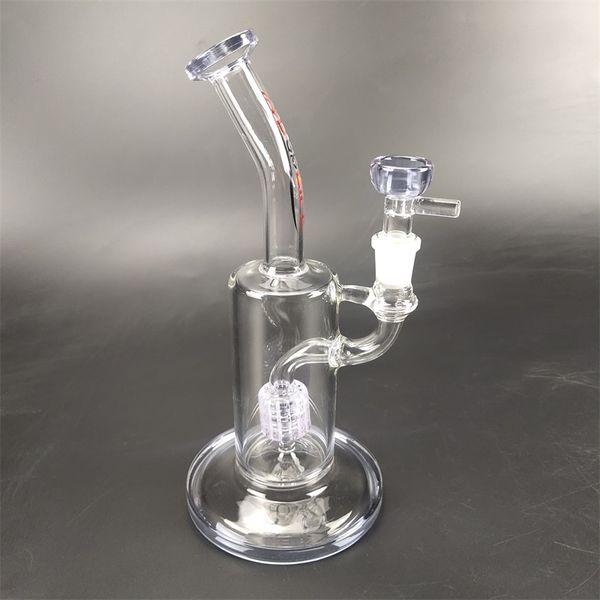 Matrix PERC 9inch Glass Water Bongs Hookahs 14mm Conjunto Reciclador Dab Rig para acessórios para fumar