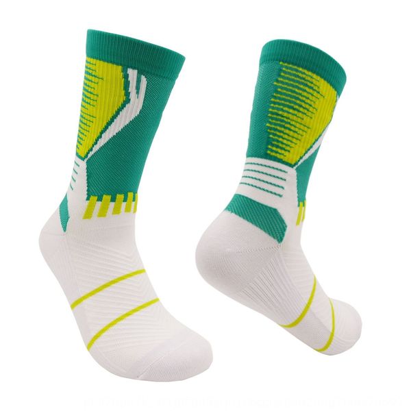 

new cycling compression mid-barrel sweat-absorbing bicycle pressure men's sports outdoor running pressure socks muscle socks, Black