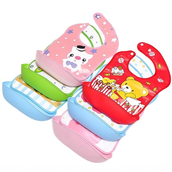 

baby dining newborn baby bib children silicone napkin napkin waterproof dining bib imitation silicone children stereo saliva pocket