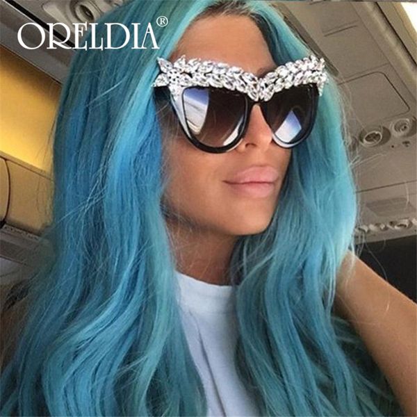 

fashion diamond cat eye sunglasses women designer rhinestones cateye sunglasses retro eyewear shades uv400 oculos, White;black