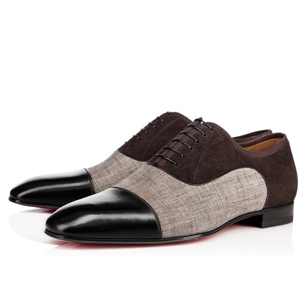 

2019 new fashion brand greggo orlato gentleman red bottom shoes genuine leather oxford shoes mens womens walking flats wedding party loafers, Black