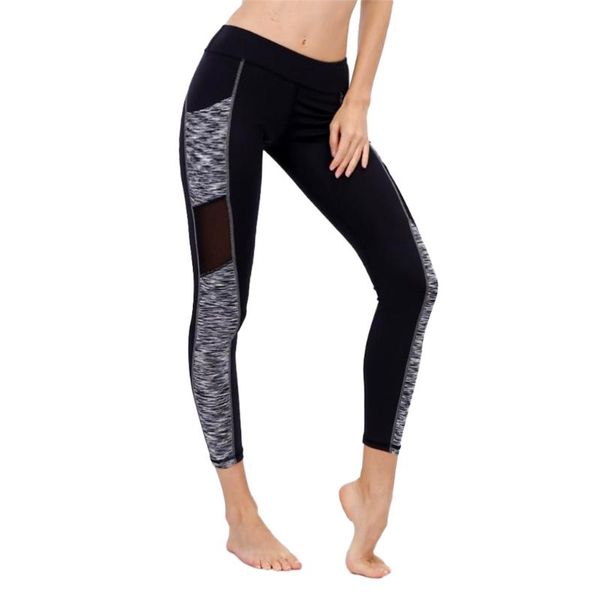 

high compression women's yoga leggings sports trousers fitness tights athletic pants trousers, Black;blue